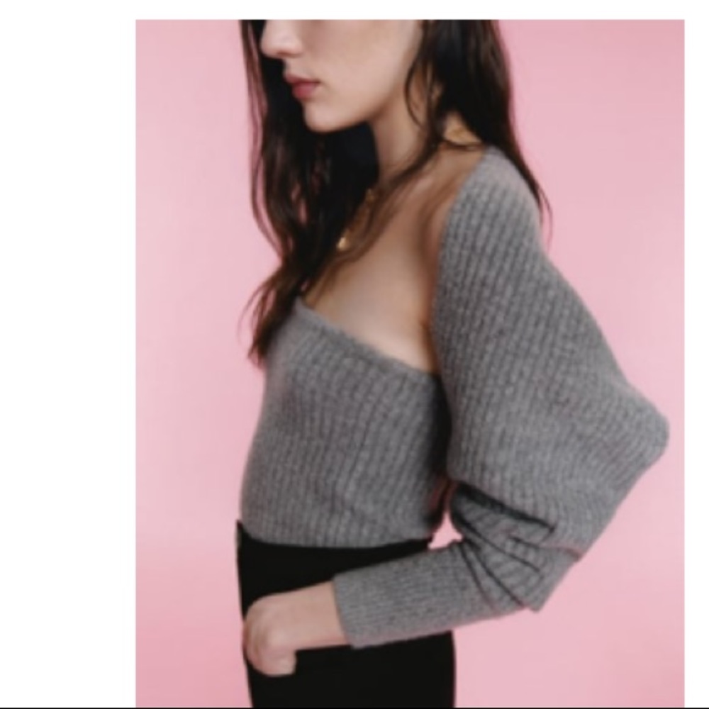Zara knit shrug/arm warmer